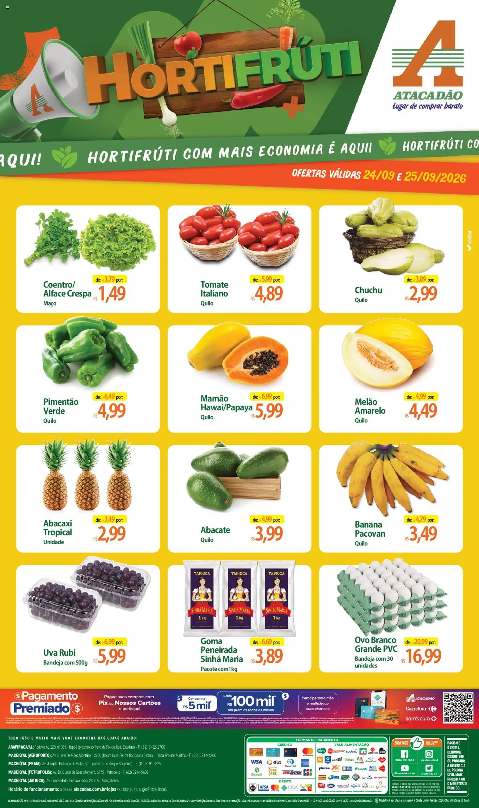 Pré-Visualização do folheto "Atacadão ofertas - AL" da loja Atacadão válido a partir de 24/09/2026