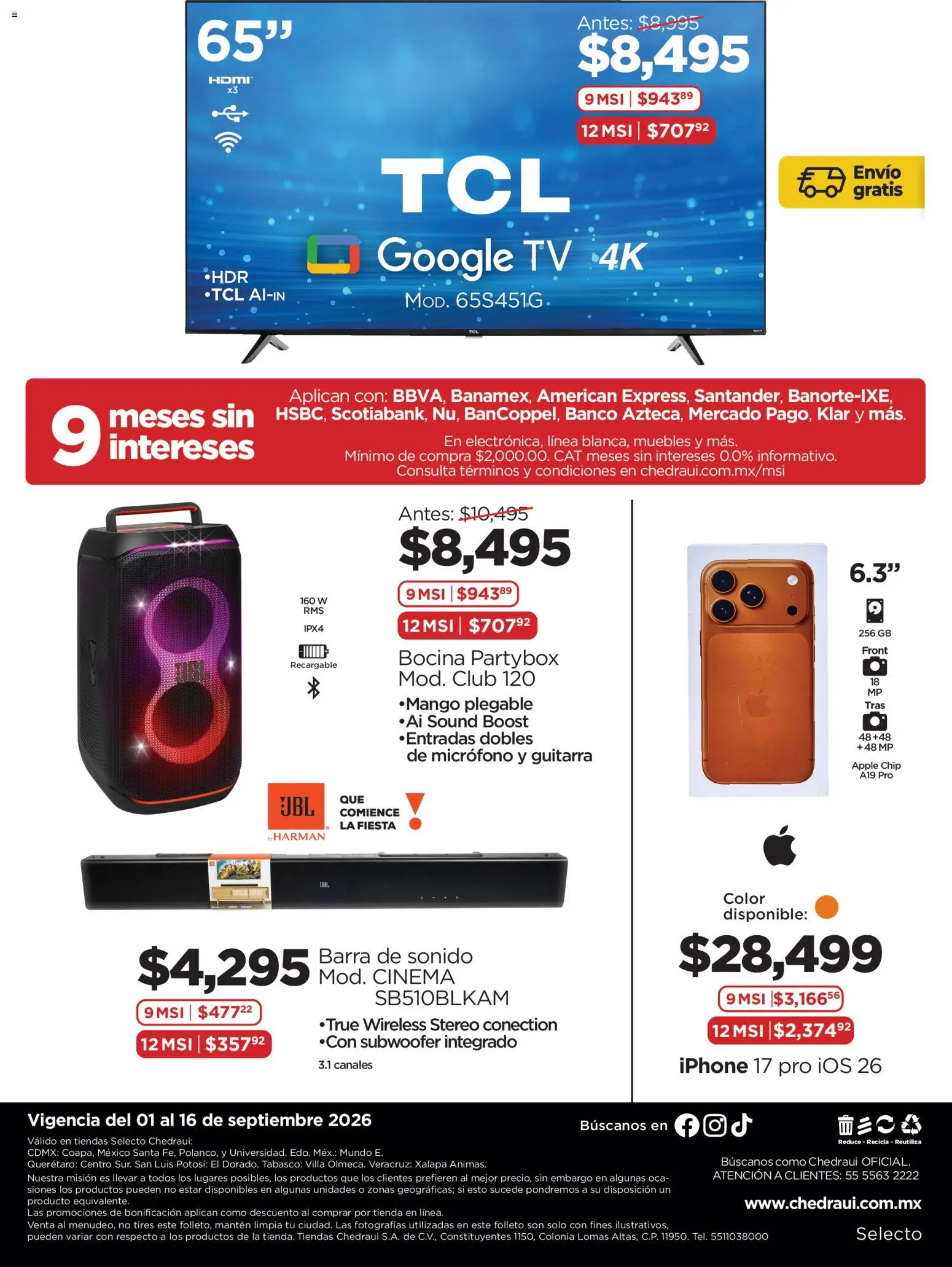 Vista previa las ofertas de la tienda Chedraui - Chedraui Selecto desde el 01/09/2026 