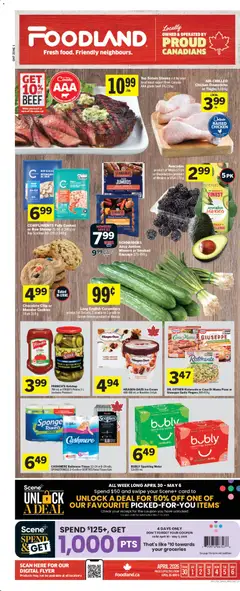 Preview of leaflet Foodland weekly flyer / circulaire from shop Foodland is valid from Apr 30, 2026
