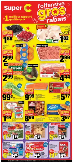 Preview of leaflet Super C weekly flyer / circulaire from shop Super C is valid from Oct 15, 2026