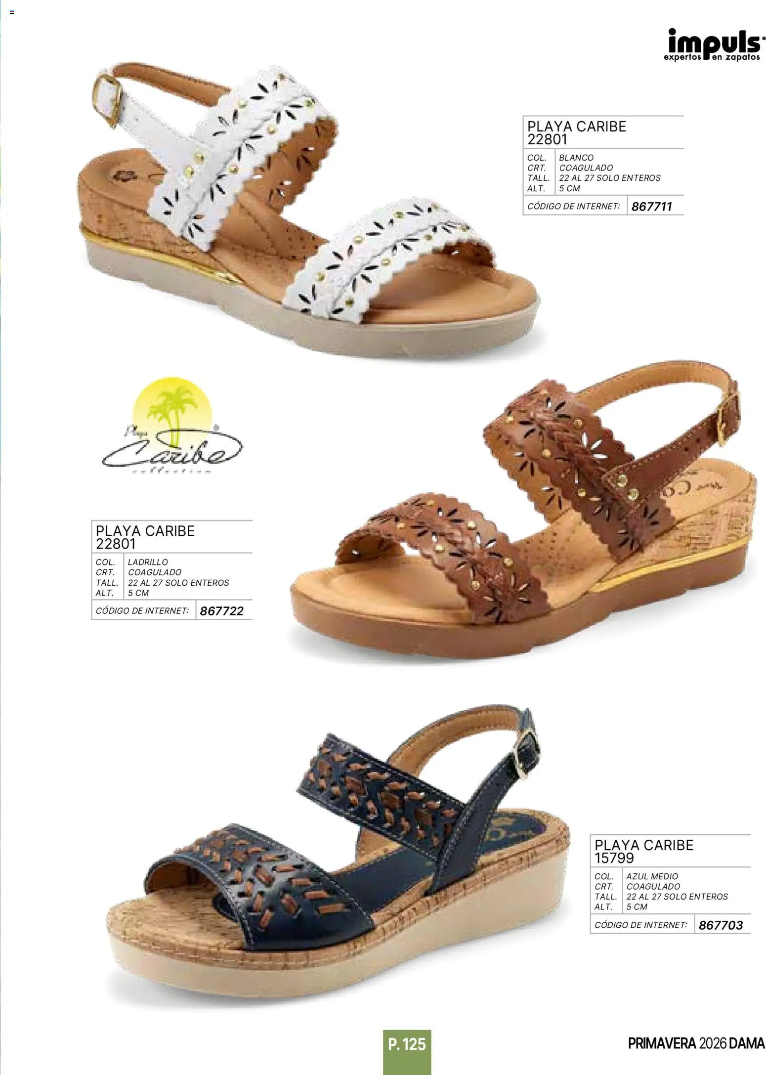Vista previa las ofertas de la tienda Impuls - Catálogo Primavera desde el 01/01/2026 - Zapatos, Ladrillo