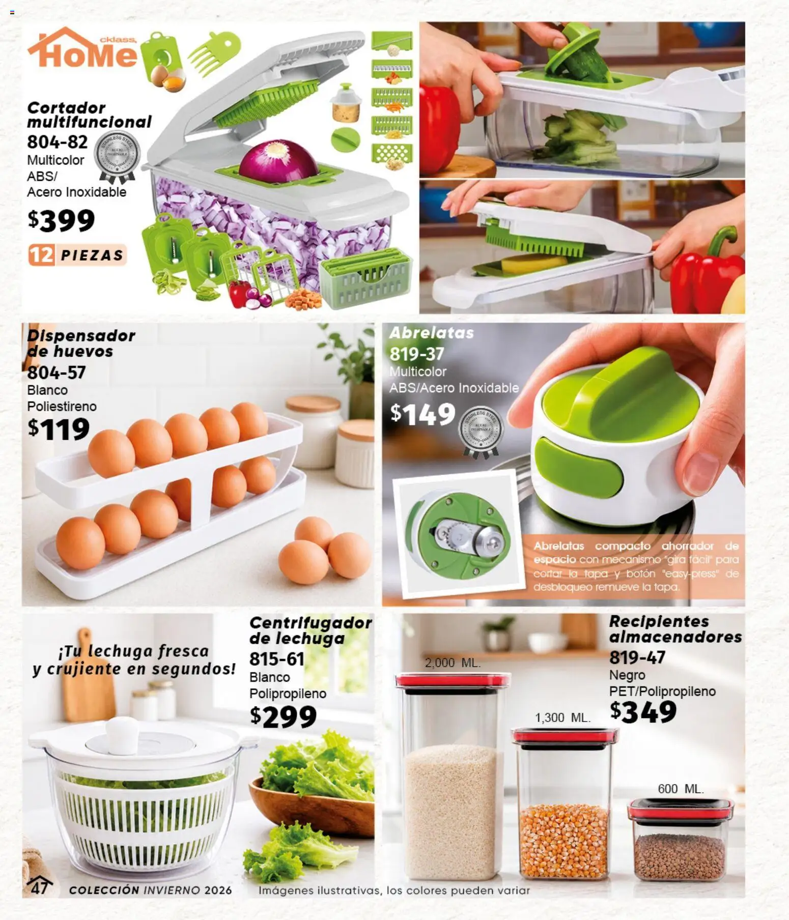 Vista previa las ofertas de la tienda Cklass - Cklass catálogo Home Invierno desde el 11/09/2026 