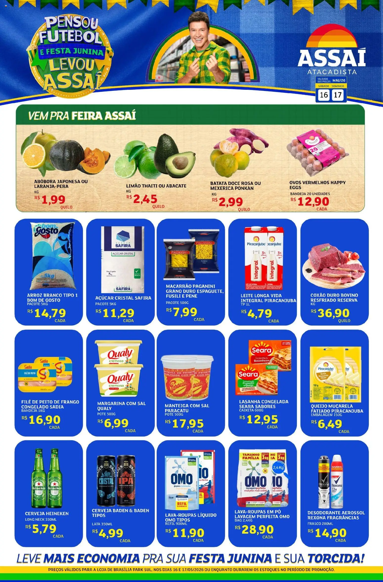Pré-Visualização do folheto "Assaí Atacadista ofertas - DF" da loja Assaí Atacadista válido a partir de 16/05/2026