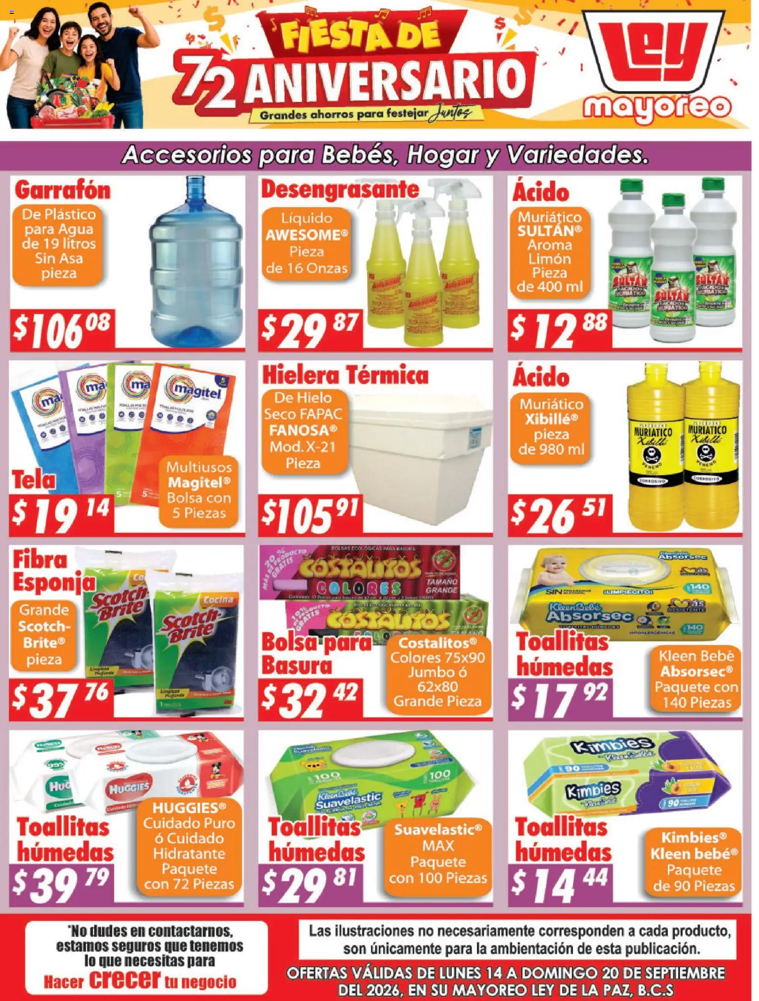 Vista previa las ofertas de la tienda Casa Ley - Casa Ley folleto La Paz desde el 14/09/2026 
