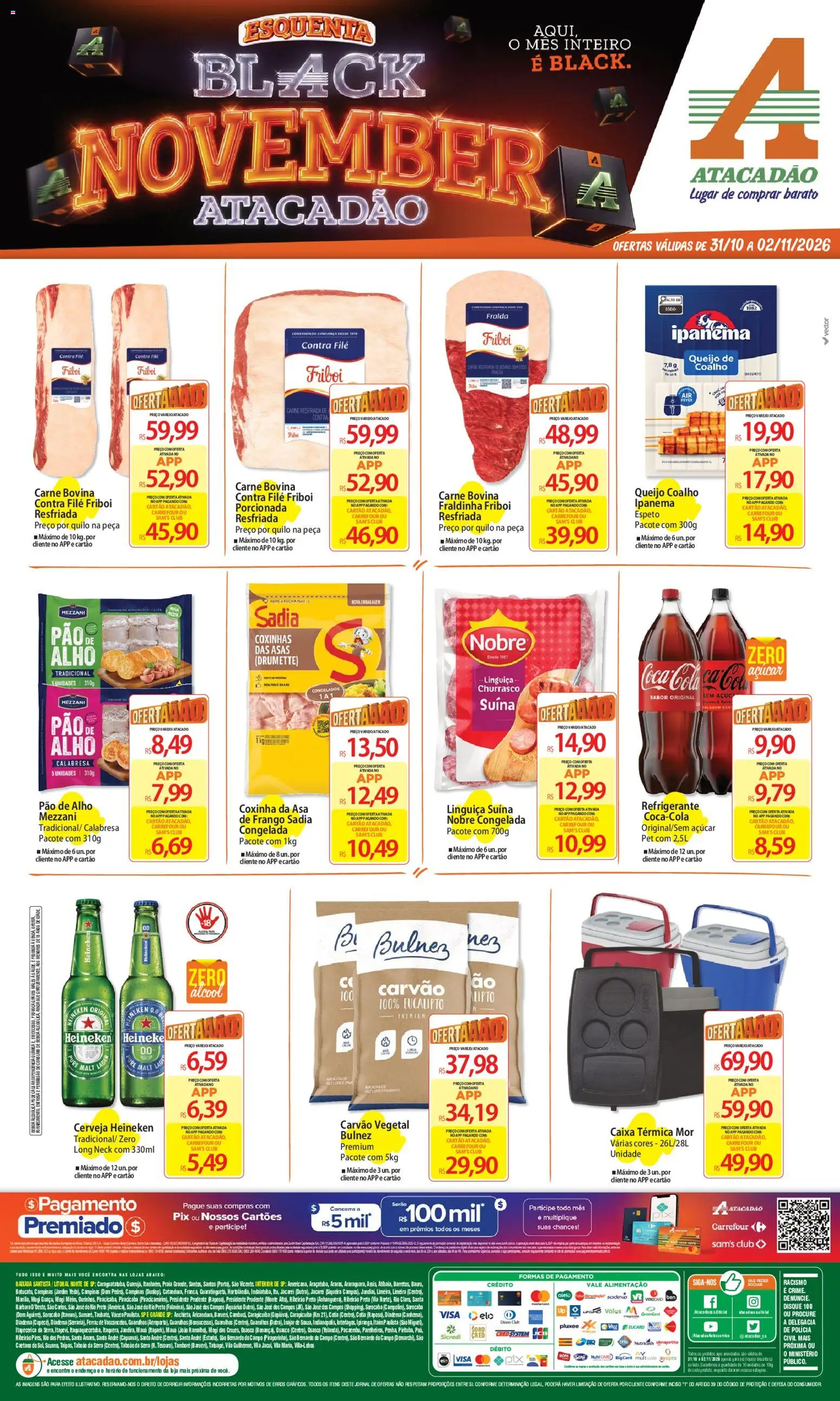 Pré-Visualização do folheto "Atacadão ofertas - SP" da loja Atacadão válido a partir de 31/10/2026