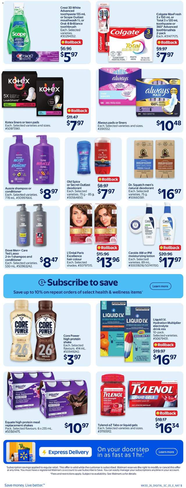 New Walmart flyer from Aug 20