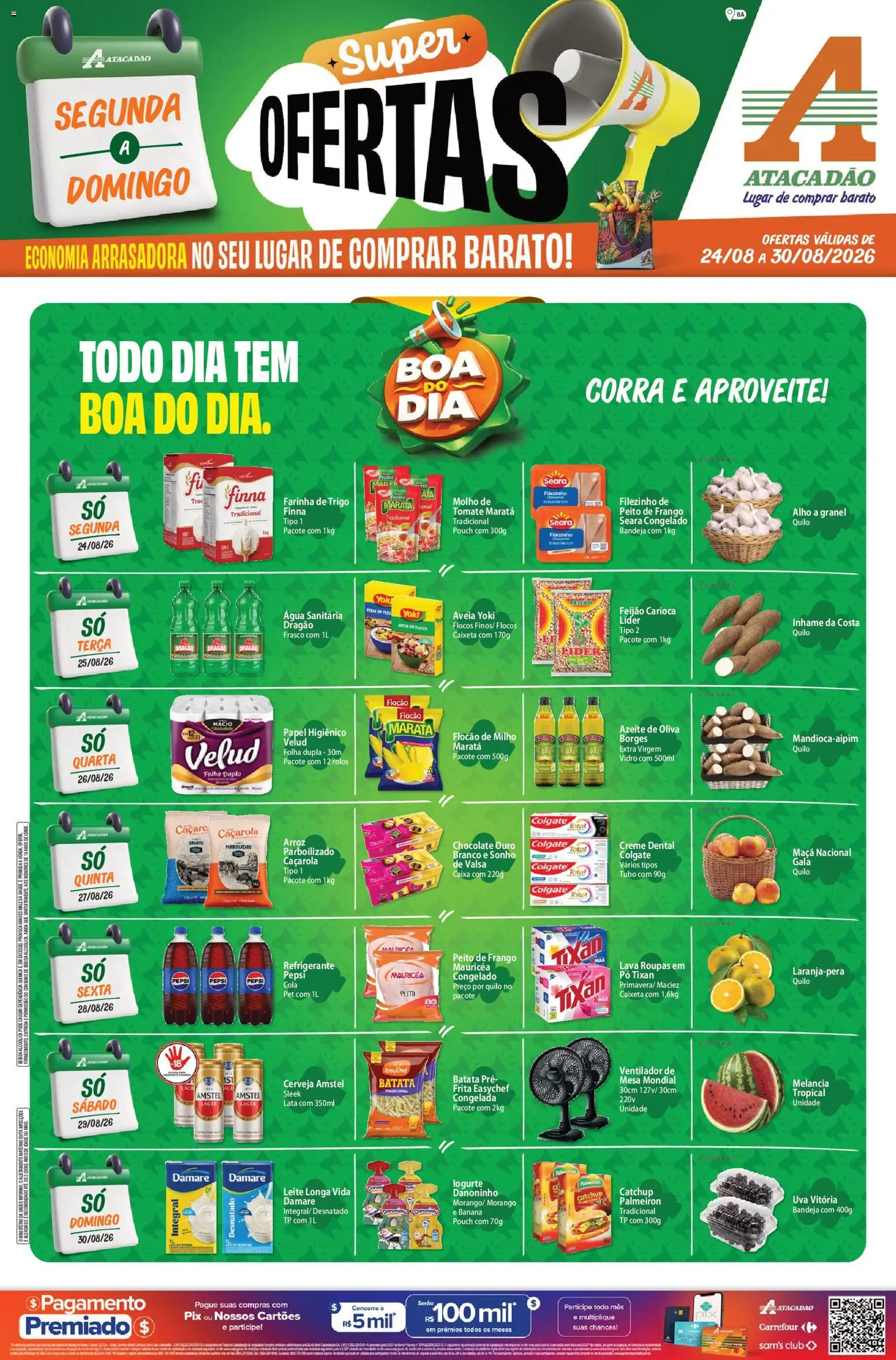 Pré-Visualização do folheto "Atacadão ofertas - BA" da loja Atacadão válido a partir de 24/08/2026