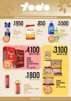 Vista previa del folleto de la tienda Supermercados TODO válido desde el 25/08/2026 