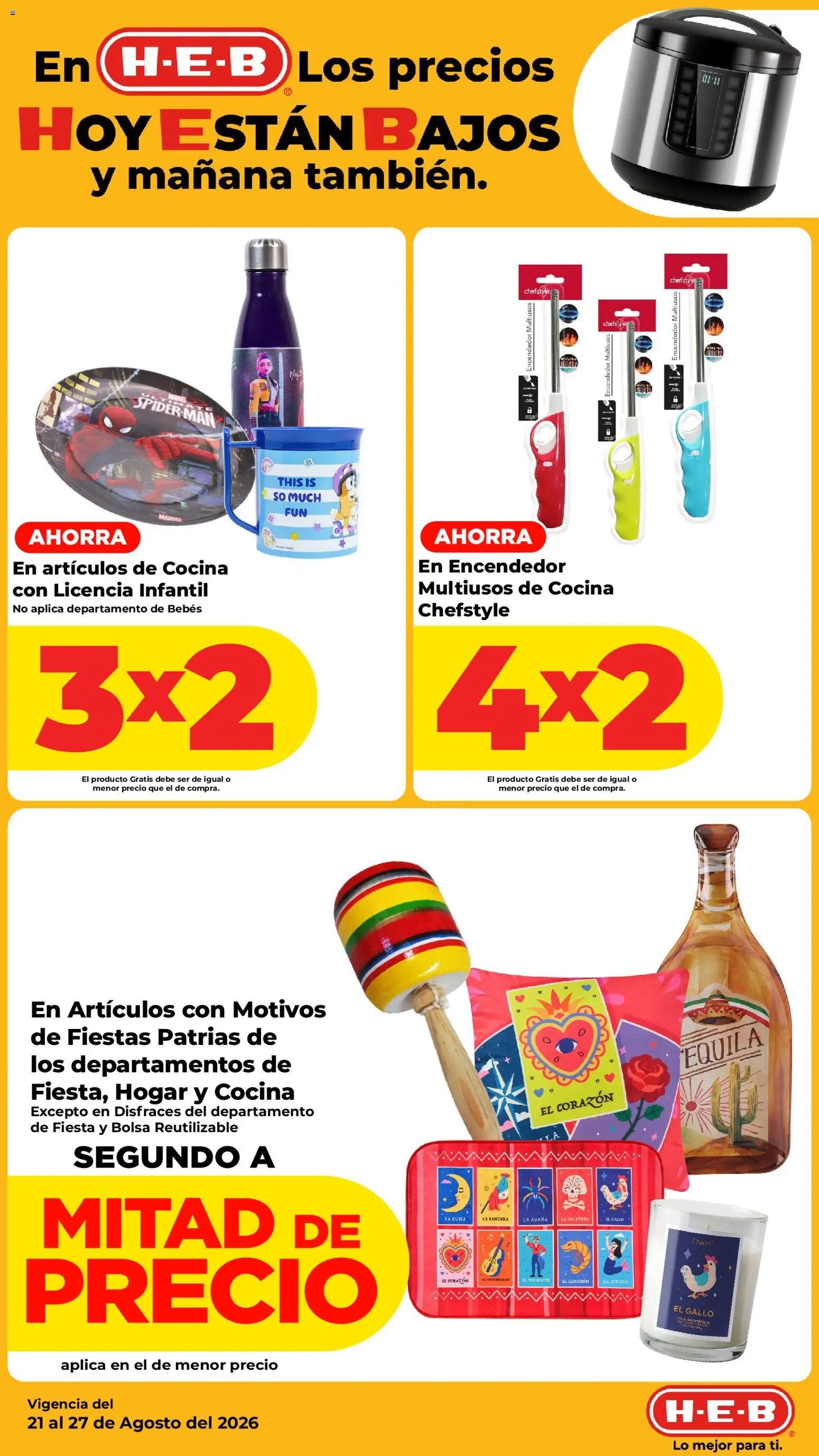 Vista previa las ofertas de la tienda H-E-B - H-E-B folleto desde el 21/08/2026 