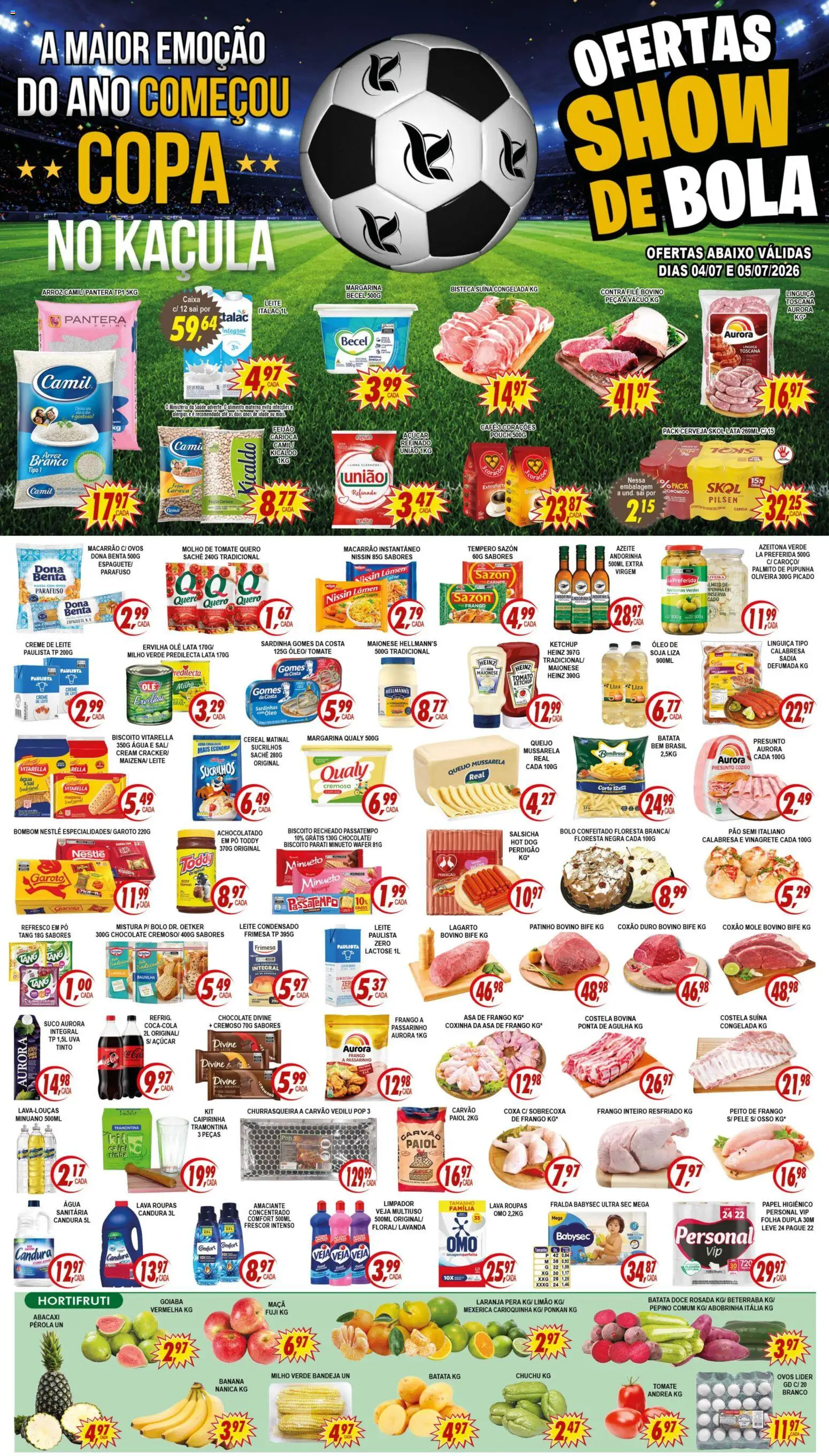 Pré-Visualização do folheto "Kaçula - Ofertas da semana" da loja Kaçula válido a partir de 04/07/2026