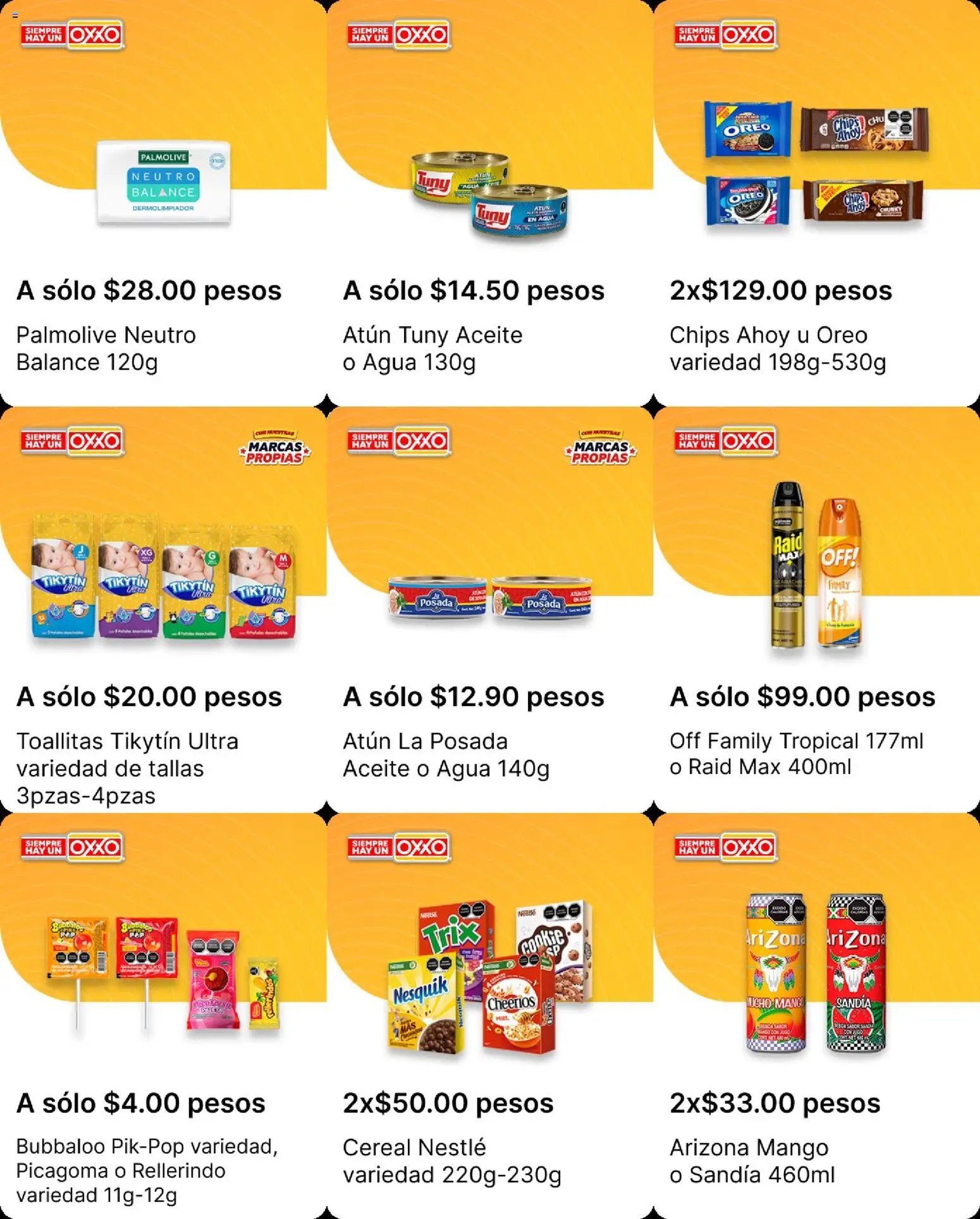 Vista previa las ofertas de la tienda OXXO - OXXO folleto desde el 03/09/2026 - Agua, Mango, Sandía, Aceite, Atún, Oreo, Paleta