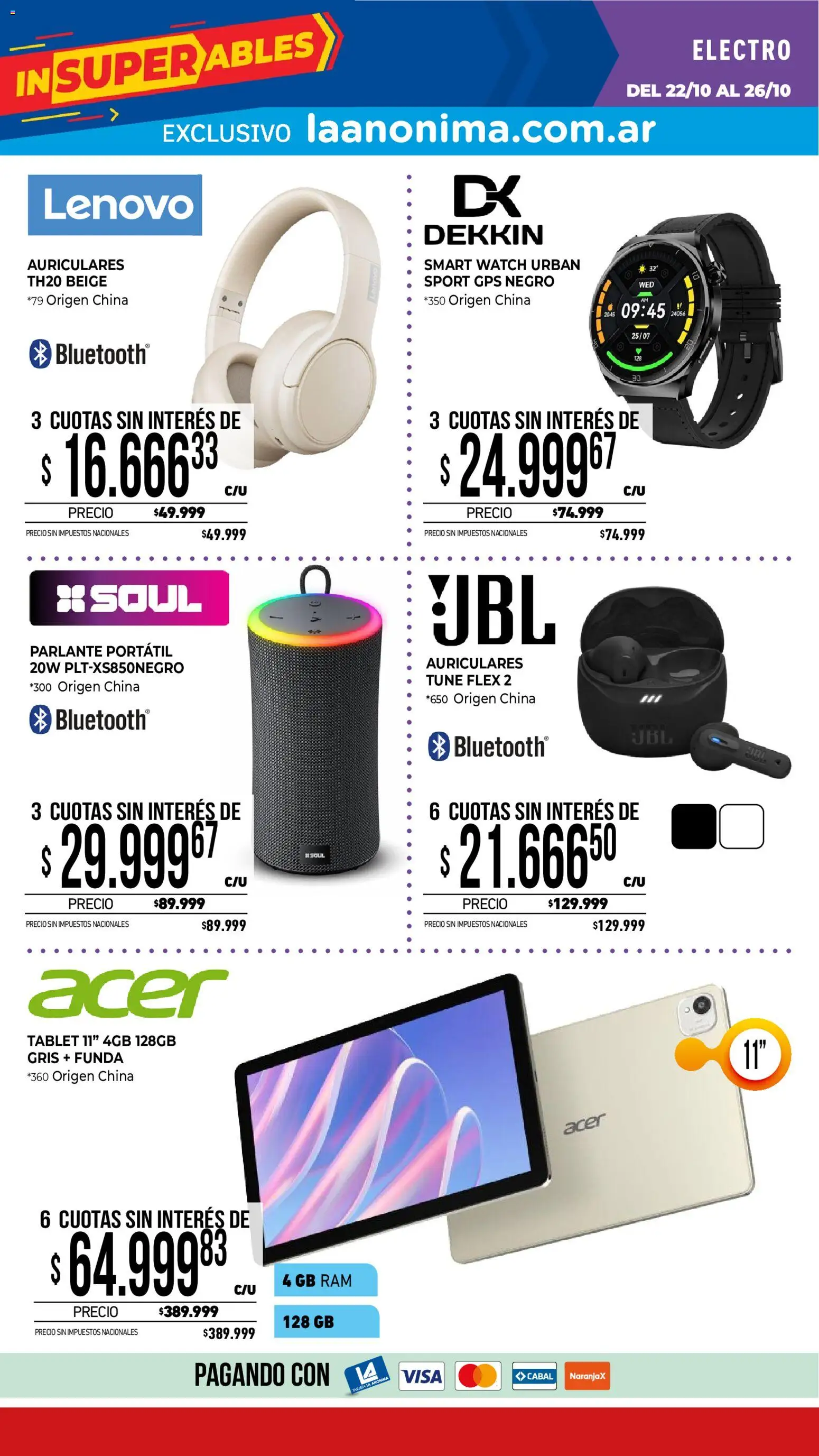 Vista previa del folleto de la tienda La Anonima válido desde el 22/10/2026 