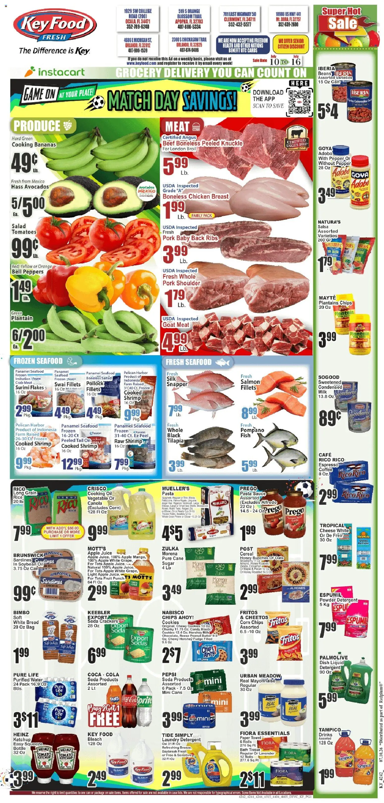 Ad Preview of Key Food Key Food Weekly Ad from 07/10/2026