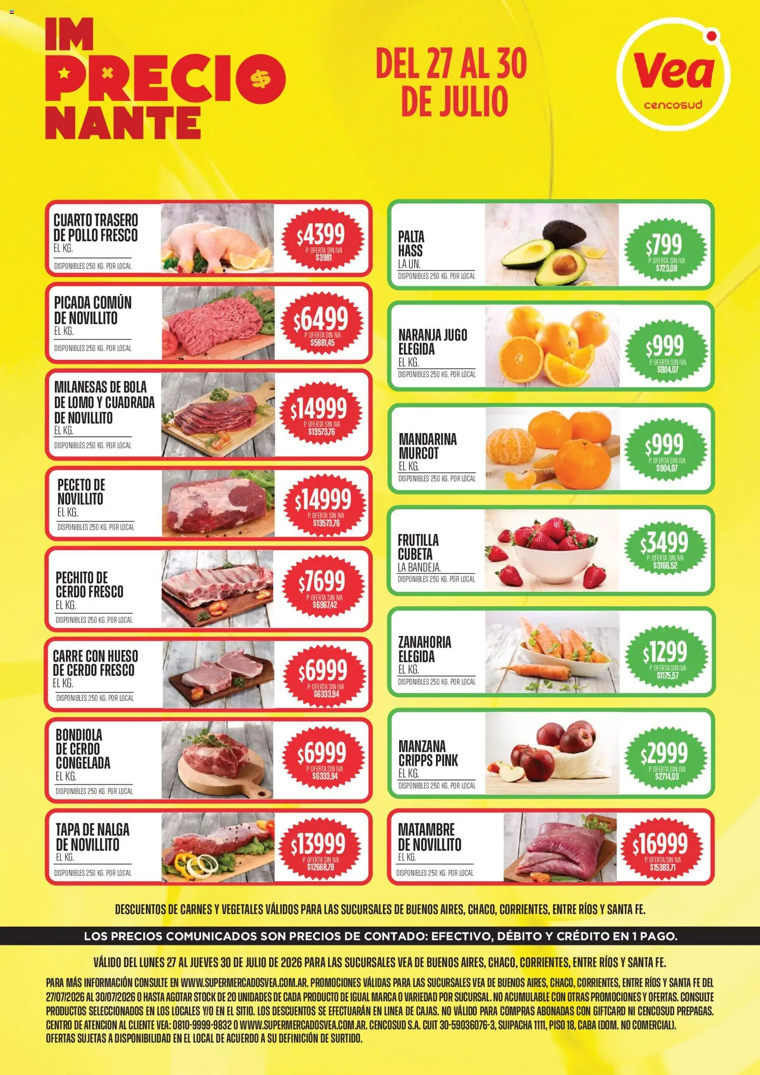Vista previa del folleto de la tienda Vea válido desde el 27/07/2026 