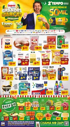 Pré-Visualização do folheto "Lopes Supermercados - Ofertas da semana" da loja Lopes Supermercados válido a partir de 01/05/2026