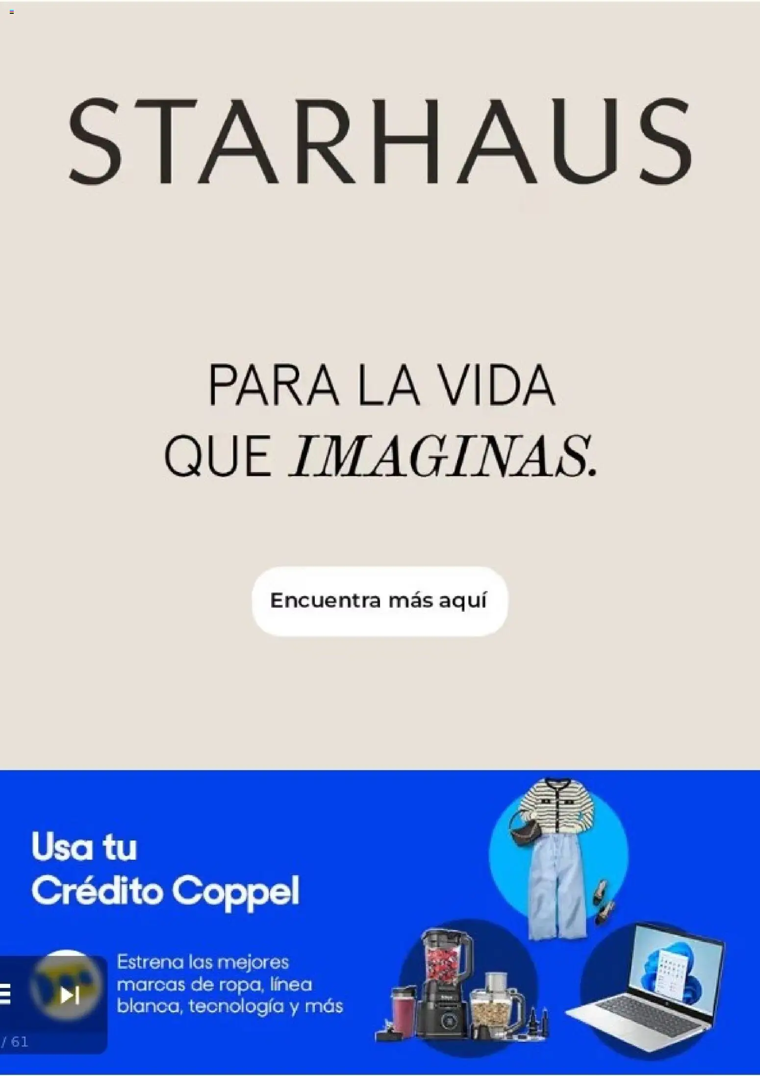 Vista previa las ofertas de la tienda Coppel - Coppel catálogo Starhaus Navidad desde el 14/10/2026 