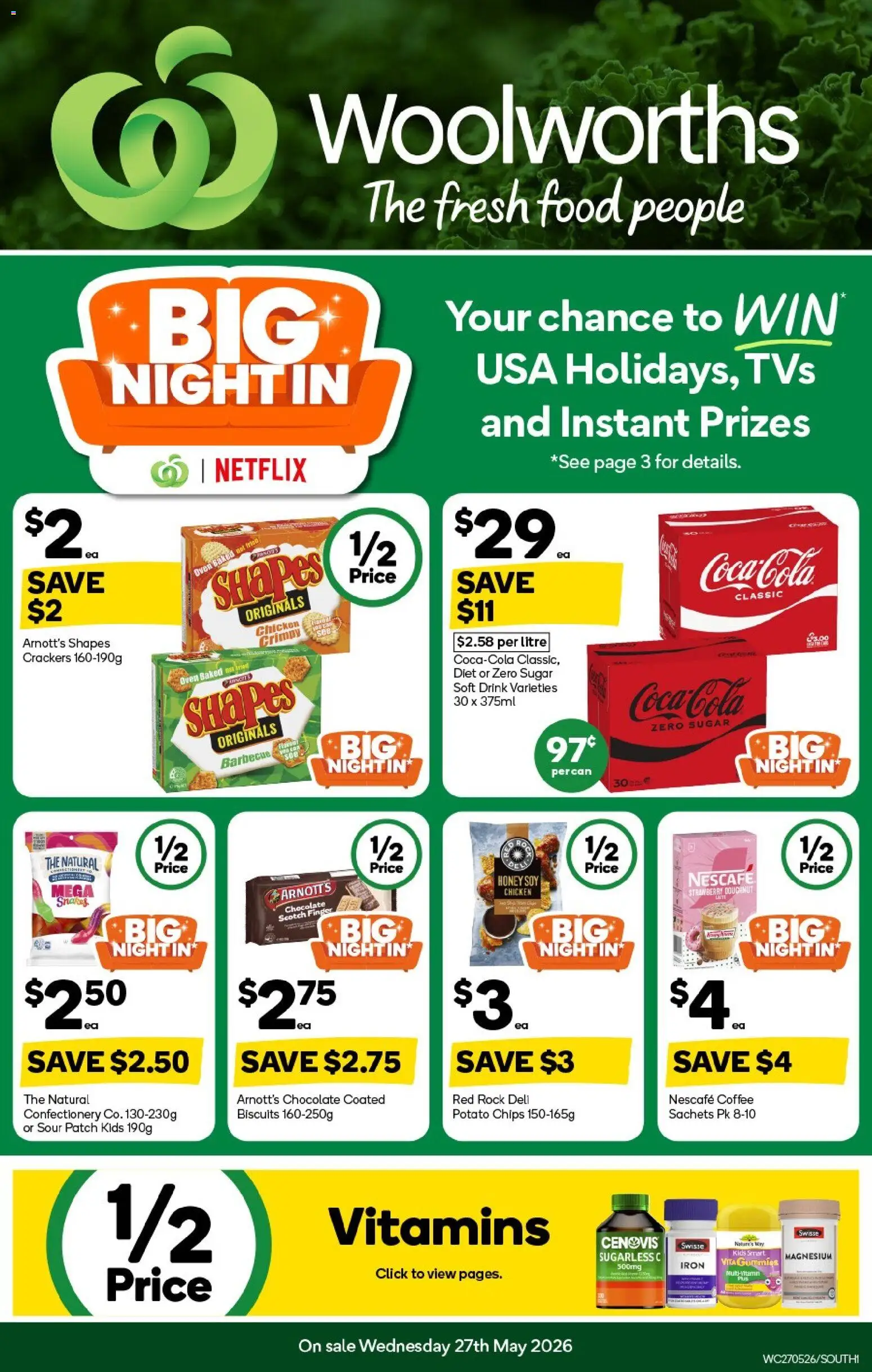 Preview of catalogue Woolworths catalogue NSW South from shop Woolworths valid 27/05/2026