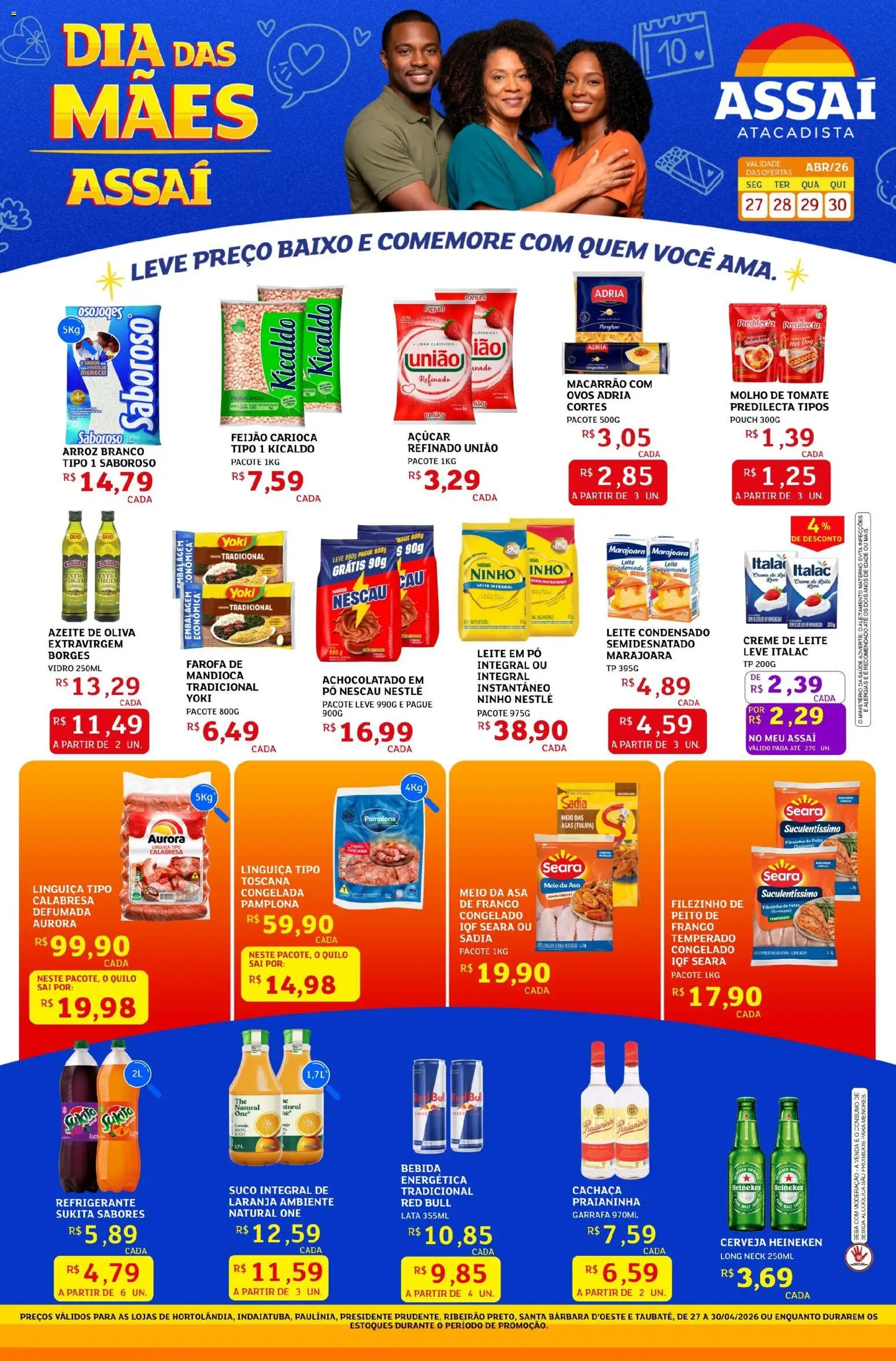 Pré-Visualização do folheto "Assaí Atacadista ofertas - SP" da loja Assaí Atacadista válido a partir de 27/04/2026