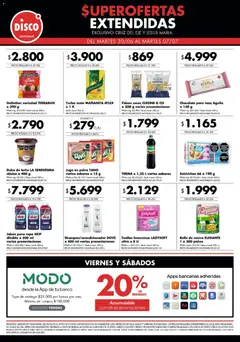 Vista previa del folleto de la tienda Disco válido desde el 30/06/2026 