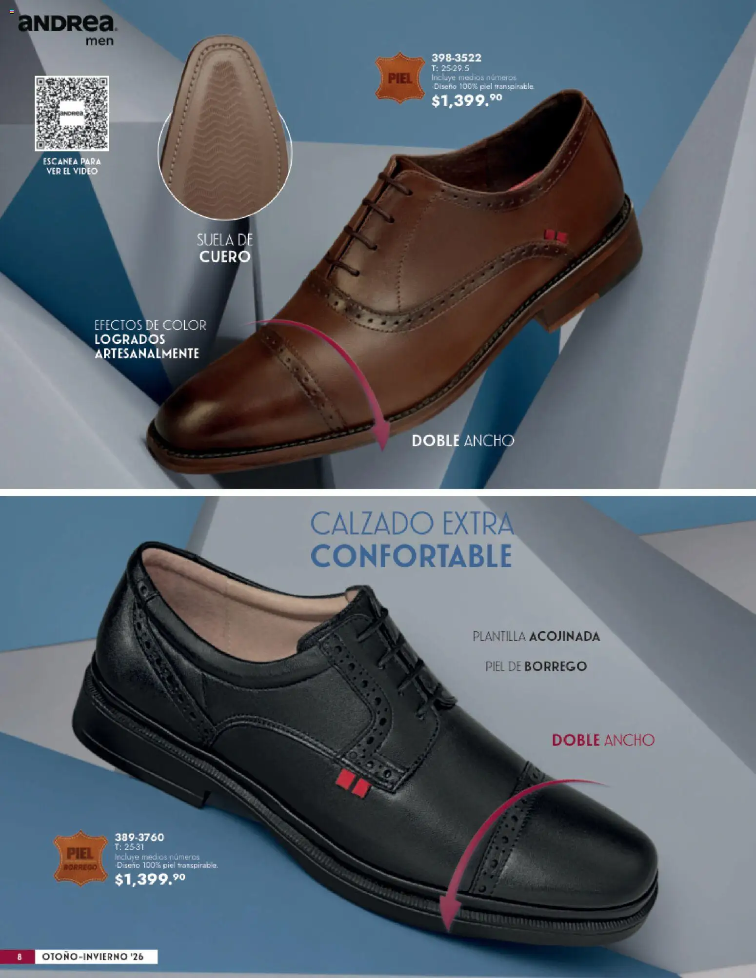 Vista previa las ofertas de la tienda Andrea - Andrea catálogo Calzado Caballero desde el 23/08/2026 