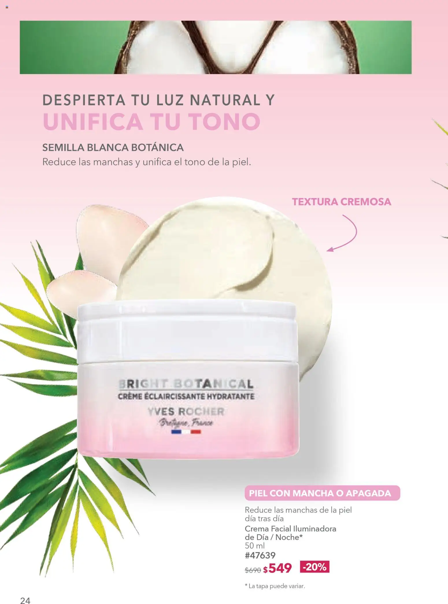 Vista previa las ofertas de la tienda Yves Rocher - Campaña 4 2026 desde el 03/03/2026 - Crema, Crema facial