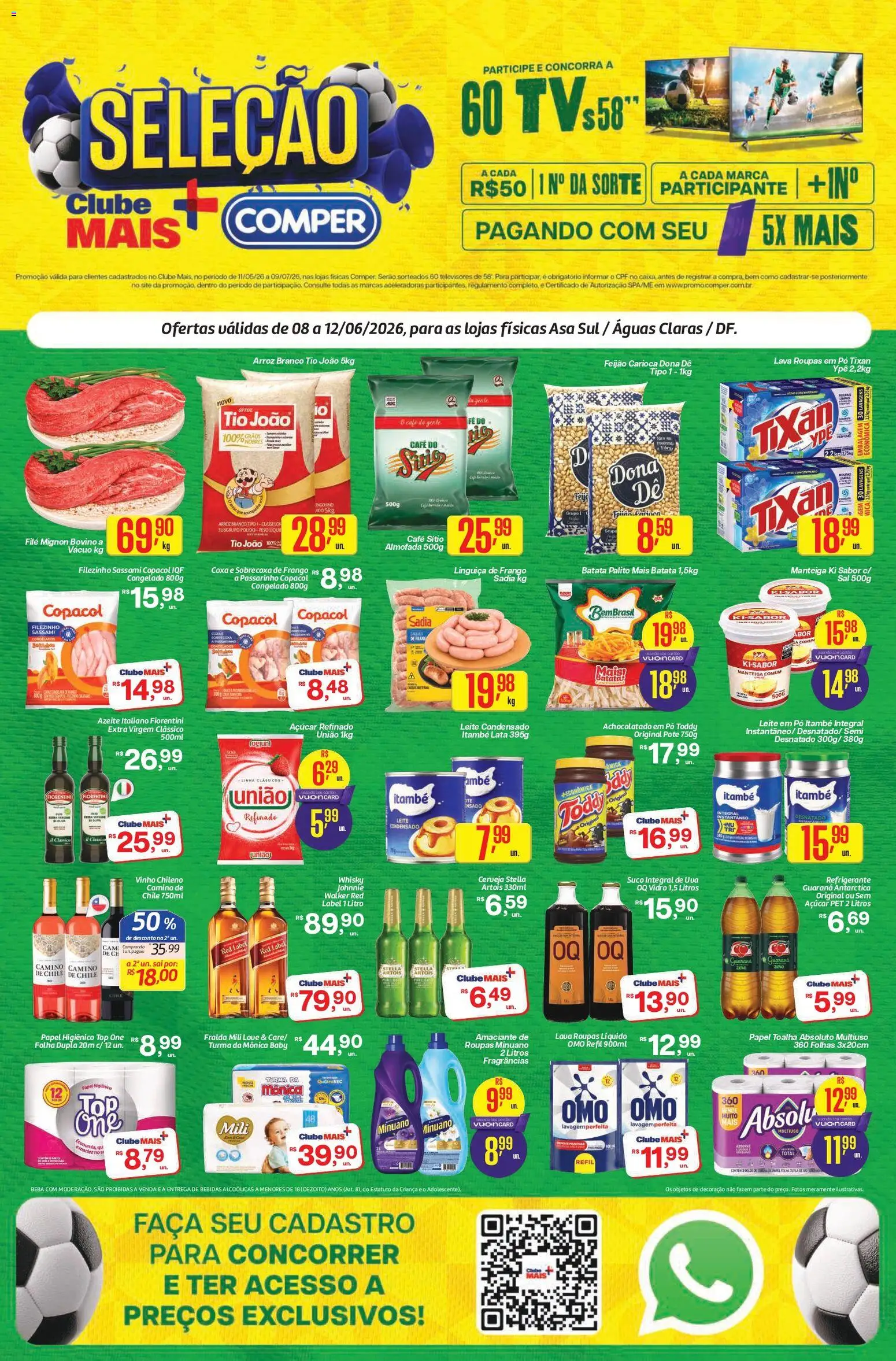Pré-Visualização do folheto "Comper - Ofertas da semana" da loja Comper válido a partir de 08/06/2026