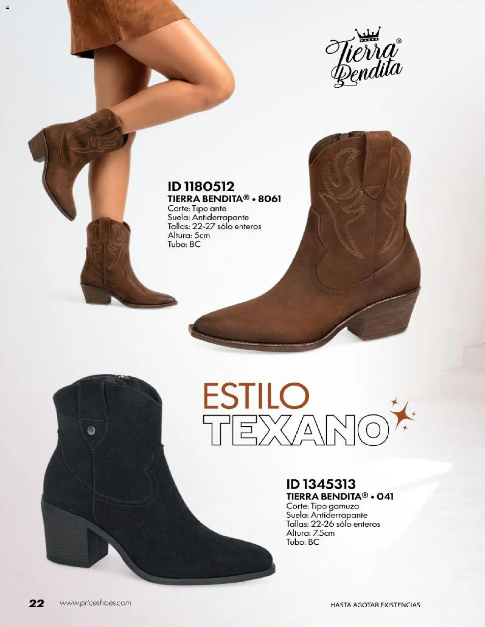 Vista previa las ofertas de la tienda Price Shoes - Price Shoes catálogo Texano desde el 20/10/2026 