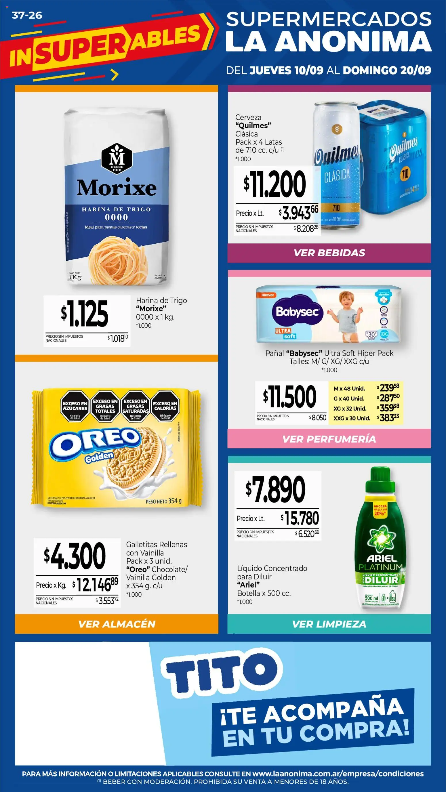 Vista previa del folleto de la tienda La Anonima válido desde el 10/09/2026 