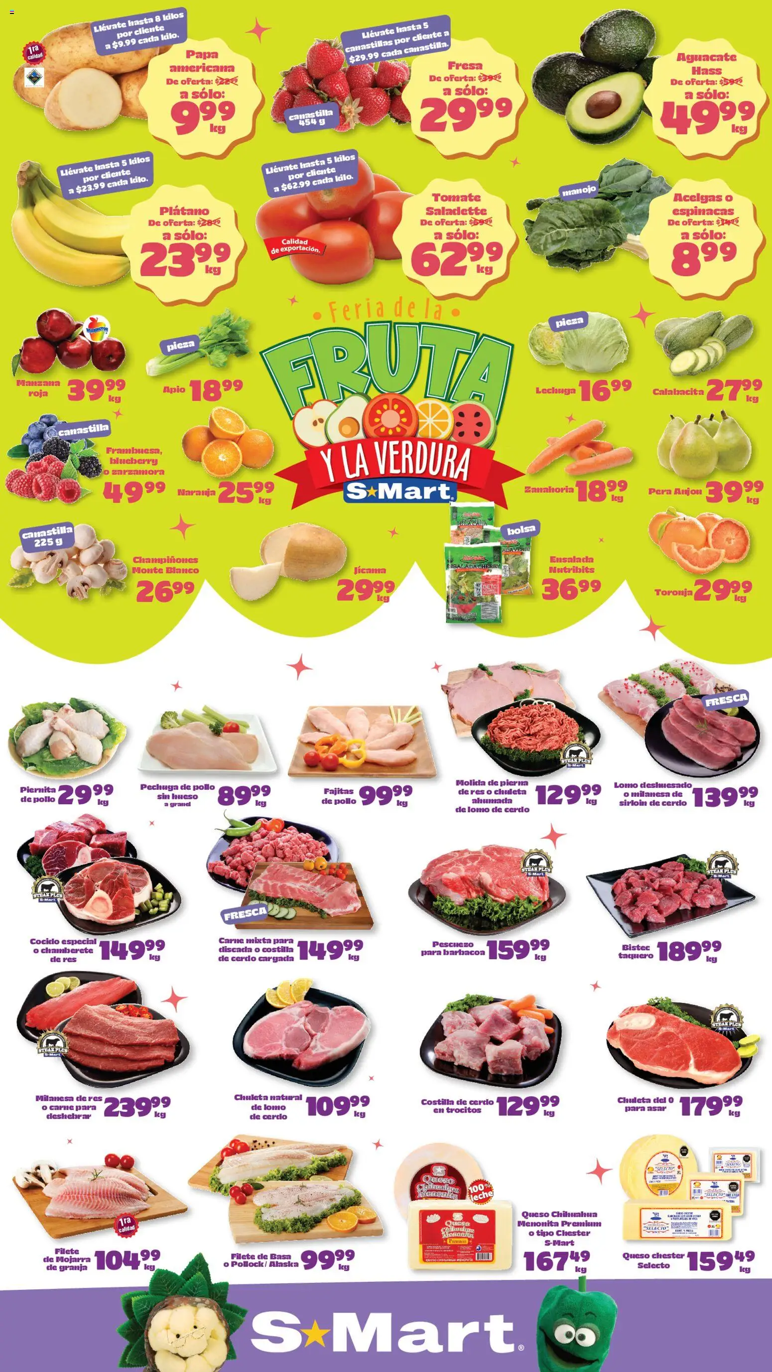 Vista previa las ofertas de la tienda S-Mart - S-Mart folleto Juárez desde el 07/04/2026 
