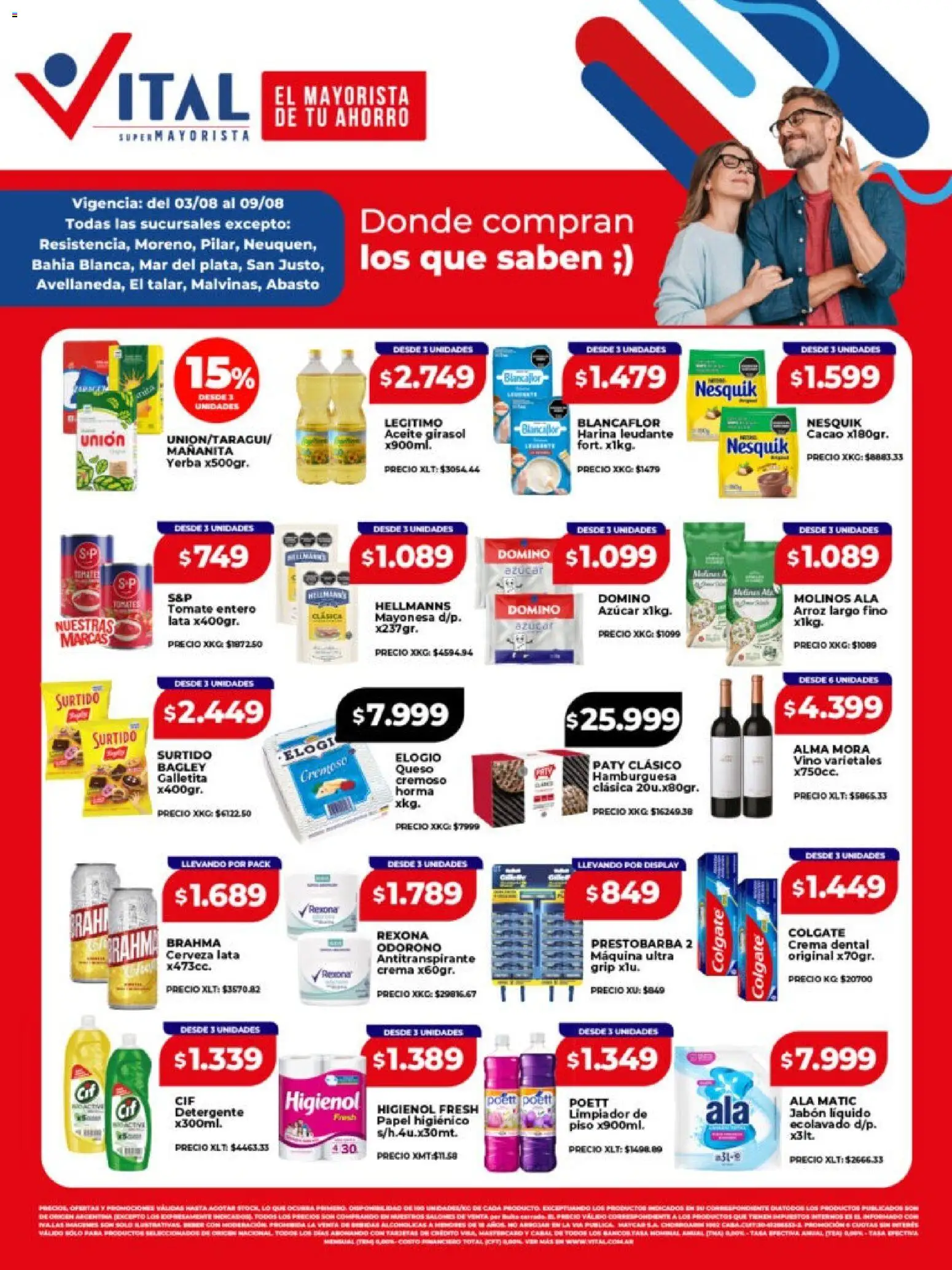 Vista previa del folleto de la tienda Vital válido desde el 03/08/2026 