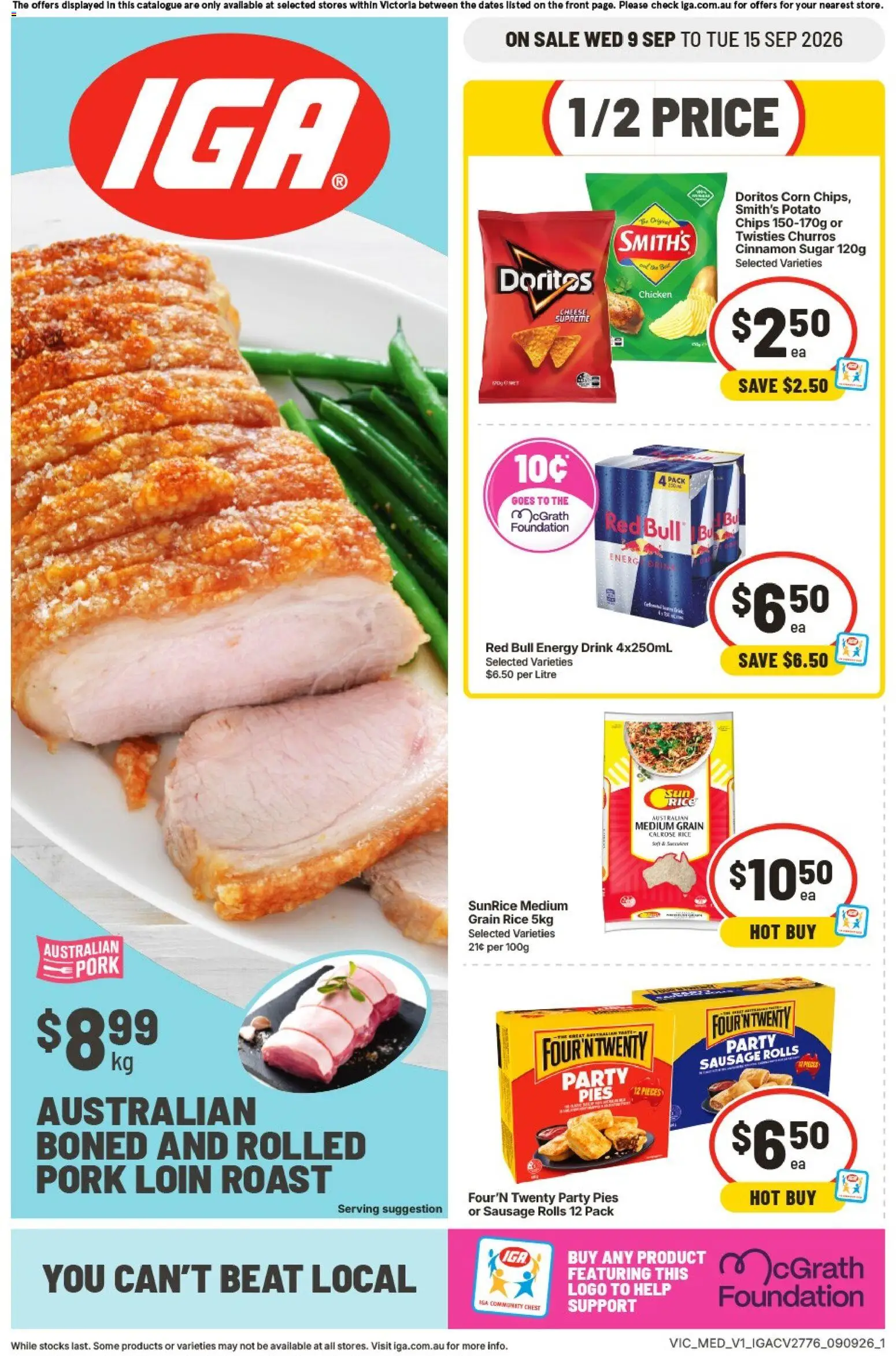 Preview of catalogue IGA catalogue Coburg from shop IGA valid 09/09/2026