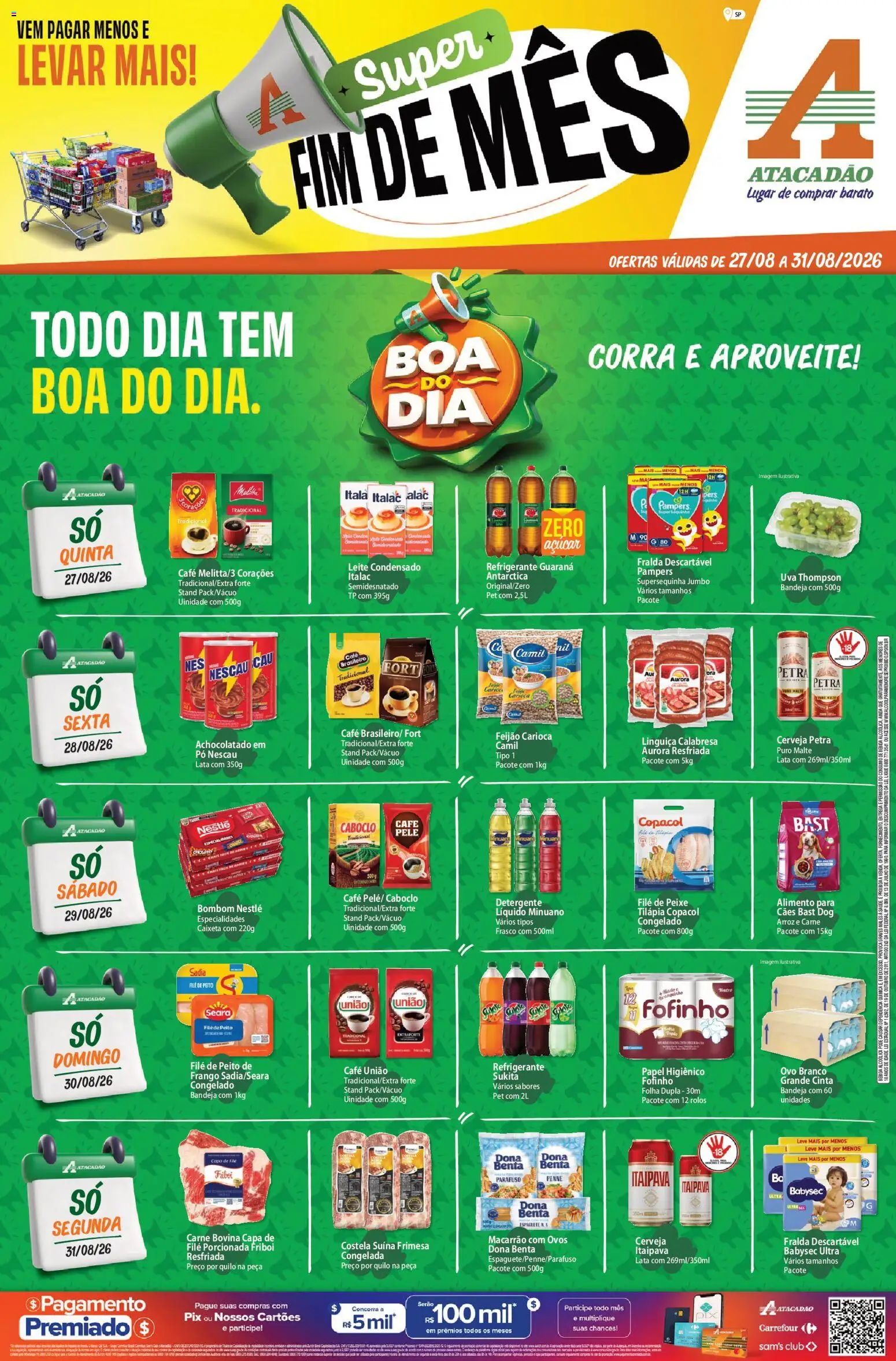 Pré-Visualização do folheto "Atacadão ofertas - SP" da loja Atacadão válido a partir de 27/08/2026