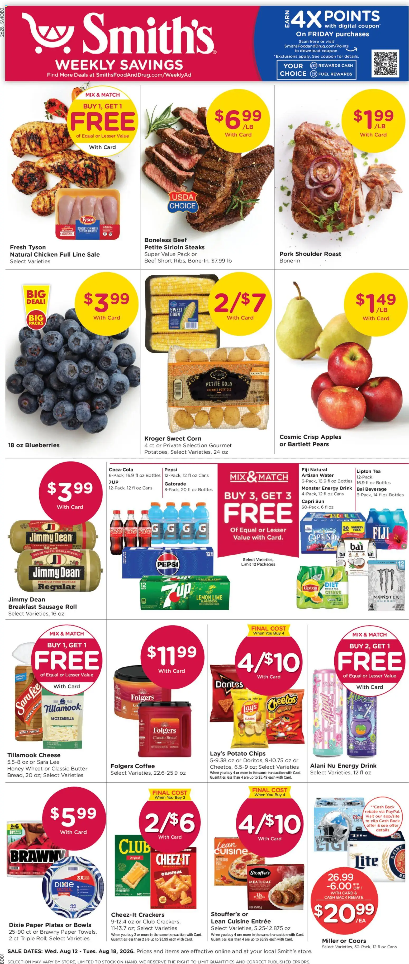 Smith's Weekly Ad from 08/12/2026 >> Flyer