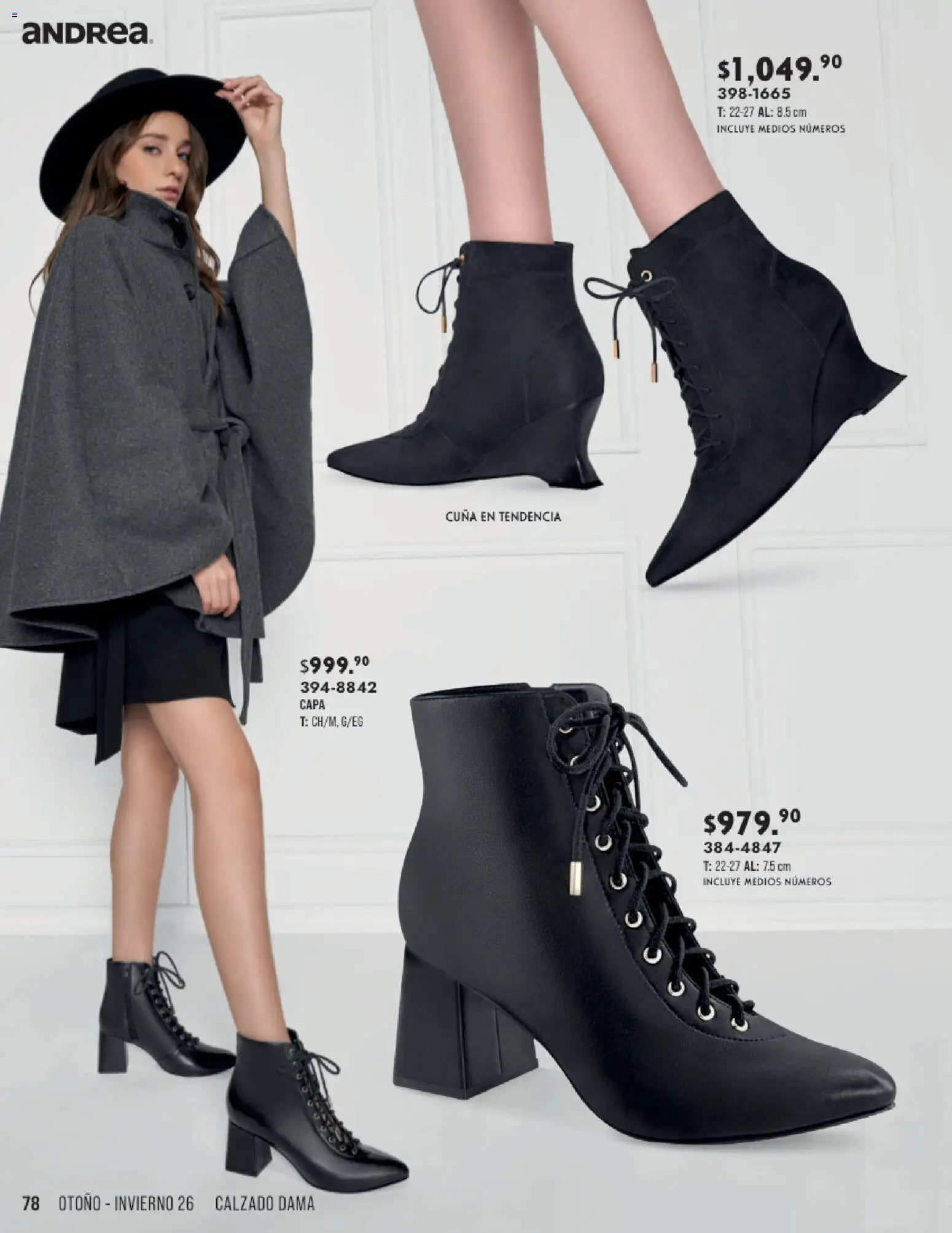 Vista previa las ofertas de la tienda Andrea - Andrea catálogo Otoño Invierno desde el 23/08/2026 