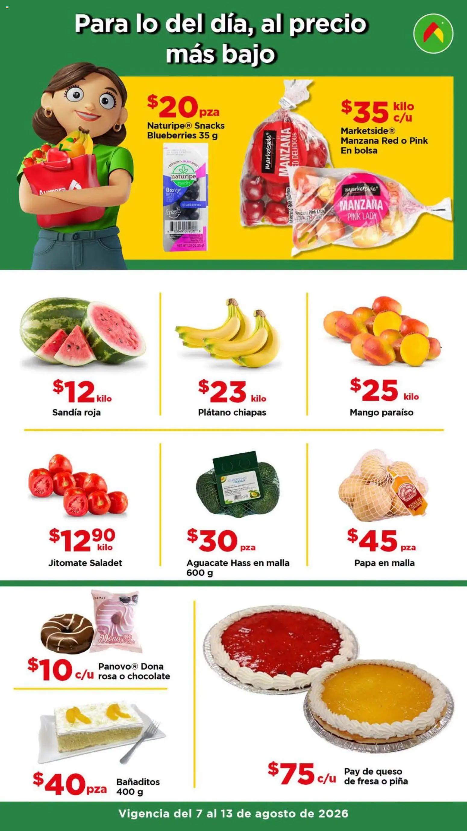 Vista previa las ofertas de la tienda Bodega Aurrerá - Bodega Aurrerá folleto Aprovecha más surtido desde el 07/08/2026 