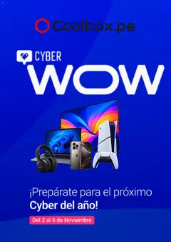 Vista previa de Coolbox - Cyber Wow Aviso de la tienda Coolbox válido desde 30/10/2026