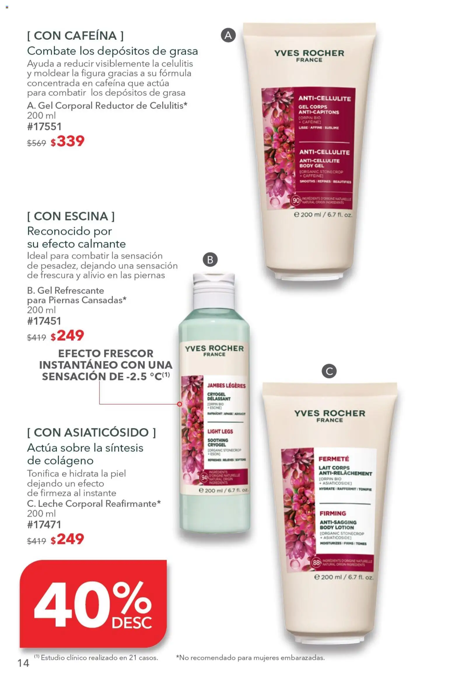 Vista previa las ofertas de la tienda Yves Rocher - Yves Rocher campaña 9 2026 desde el 23/06/2026 - Leche, Body, Sobre, Gel corporal, Gel refrescante