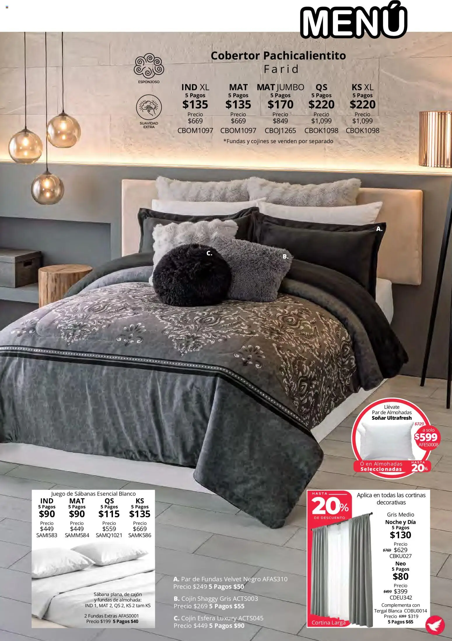 Vista previa las ofertas de la tienda Colchas Concord - Colchas Concord catálogo Colección Cobertor Calor de Hogar desde el 15/10/2026 