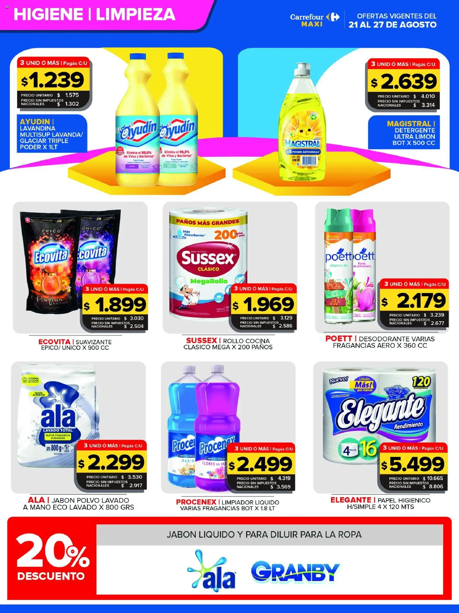 Vista previa del folleto de la tienda Carrefour Maxi válido desde el 21/08/2026 