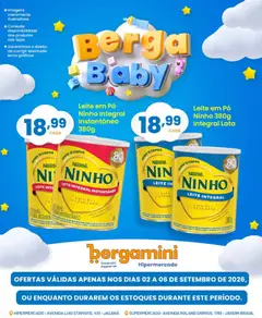 Pré-Visualização do folheto "Supermercado Bergamini ofertas Berga Baby" da loja Supermercado Bergamini válido a partir de 02/09/2026