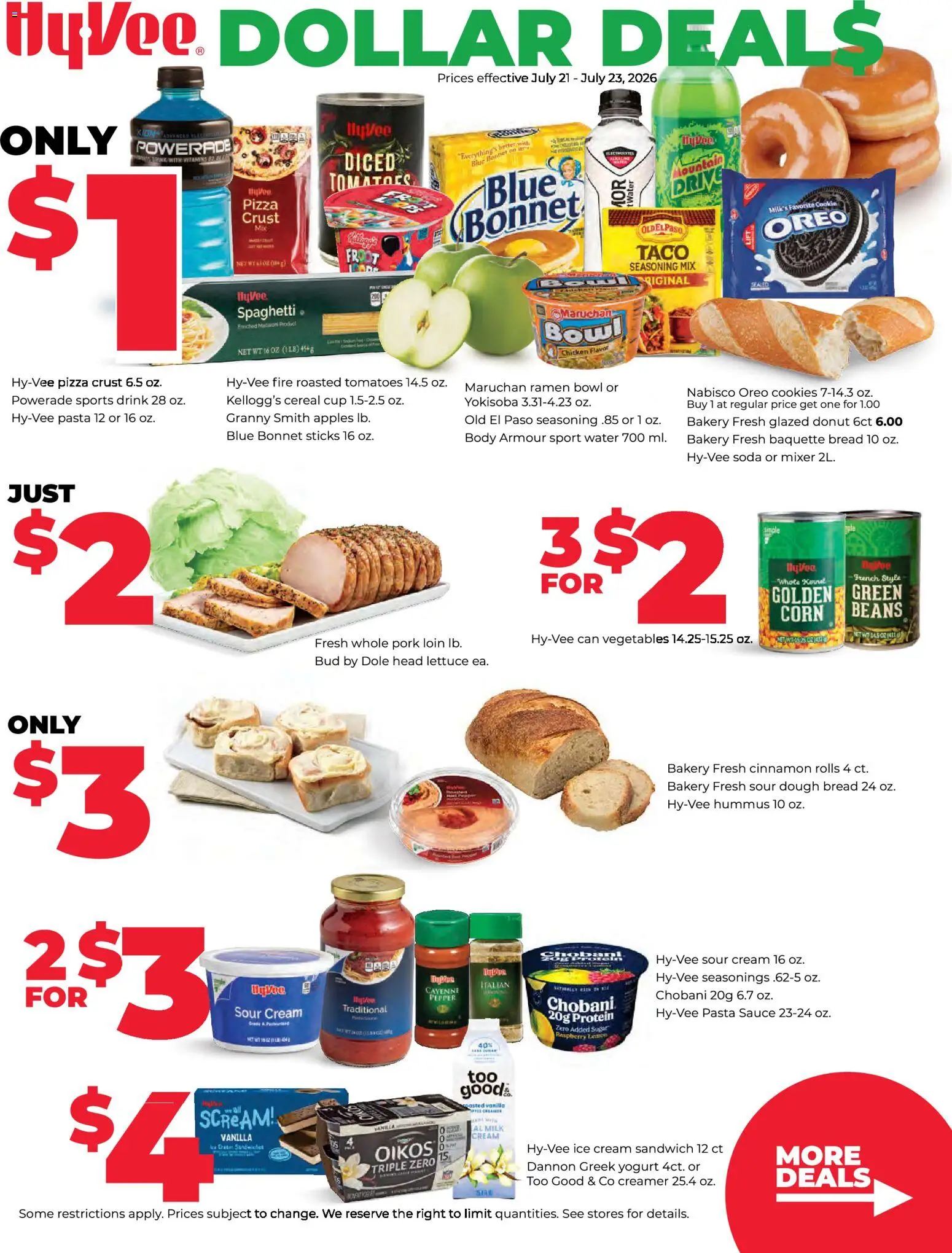 Ad Preview of HyVee HyVee 3-Day Sale from 07/21/2026