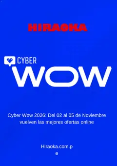 Vista previa de Hiraoka Cyber Wow Aviso de la tienda Hiraoka válido desde 27/10/2026