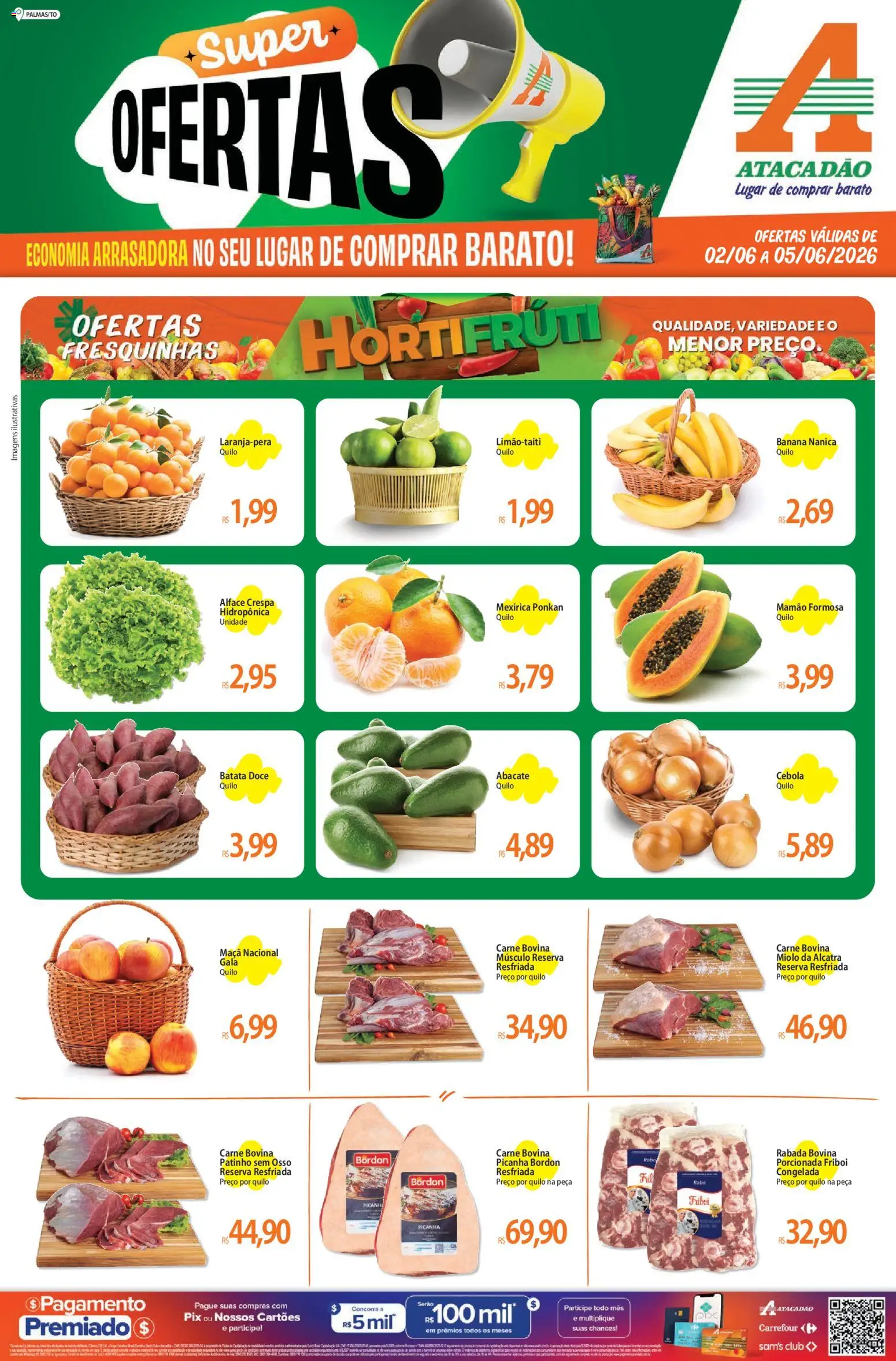 Pré-Visualização do folheto "Atacadão ofertas - TO" da loja Atacadão válido a partir de 02/06/2026