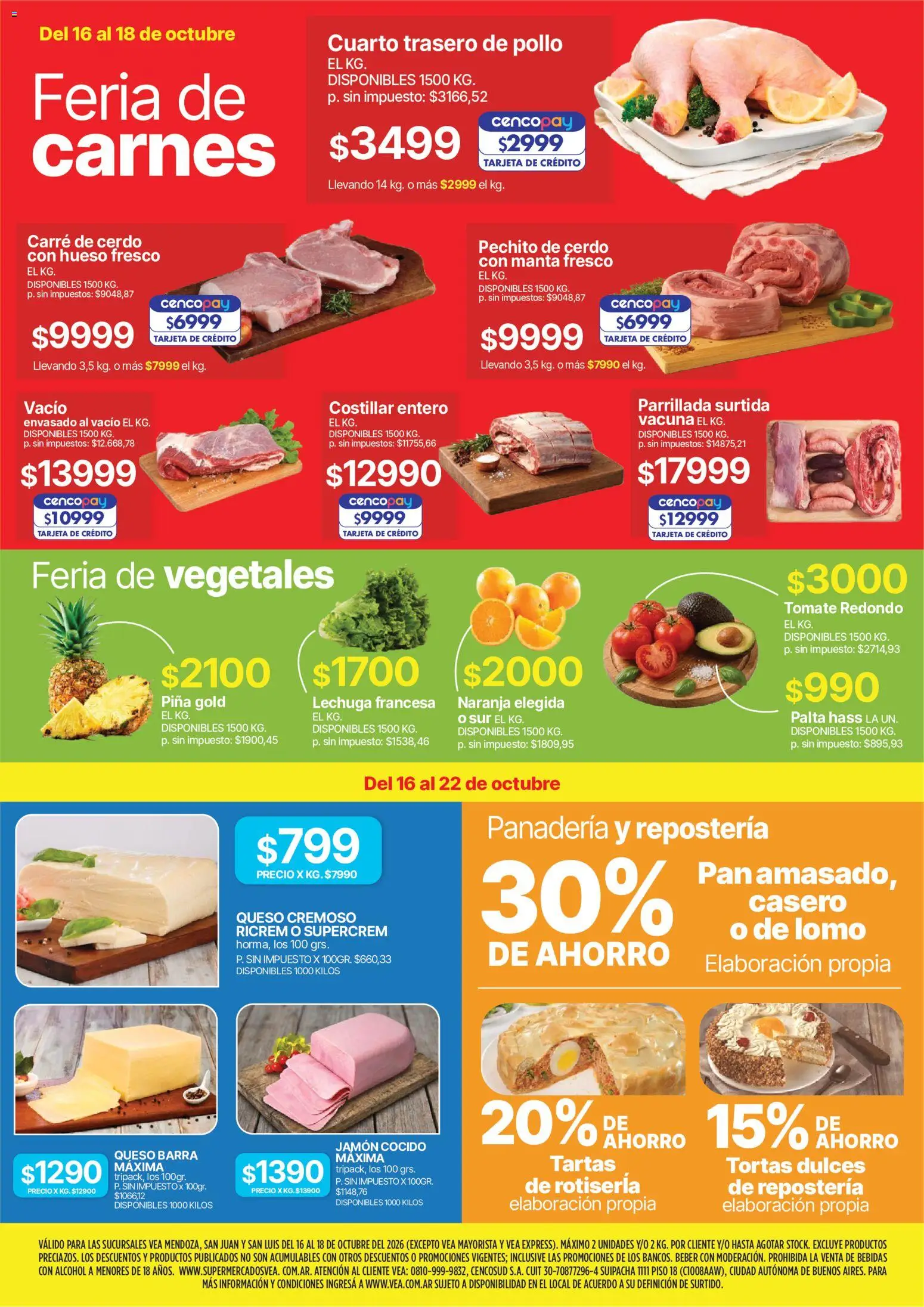 Vista previa del folleto de la tienda Vea válido desde el 16/10/2026 