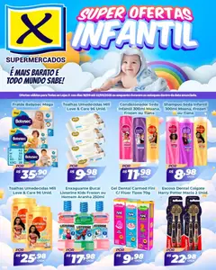 Pré-Visualização do folheto "X Supermercados ofertas Infantil" da loja X Supermercados válido a partir de 18/09/2026