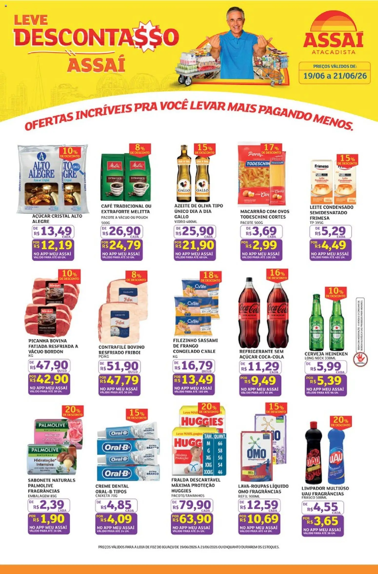 Pré-Visualização do folheto "Assaí Atacadista ofertas - PR" da loja Assaí Atacadista válido a partir de 18/06/2026