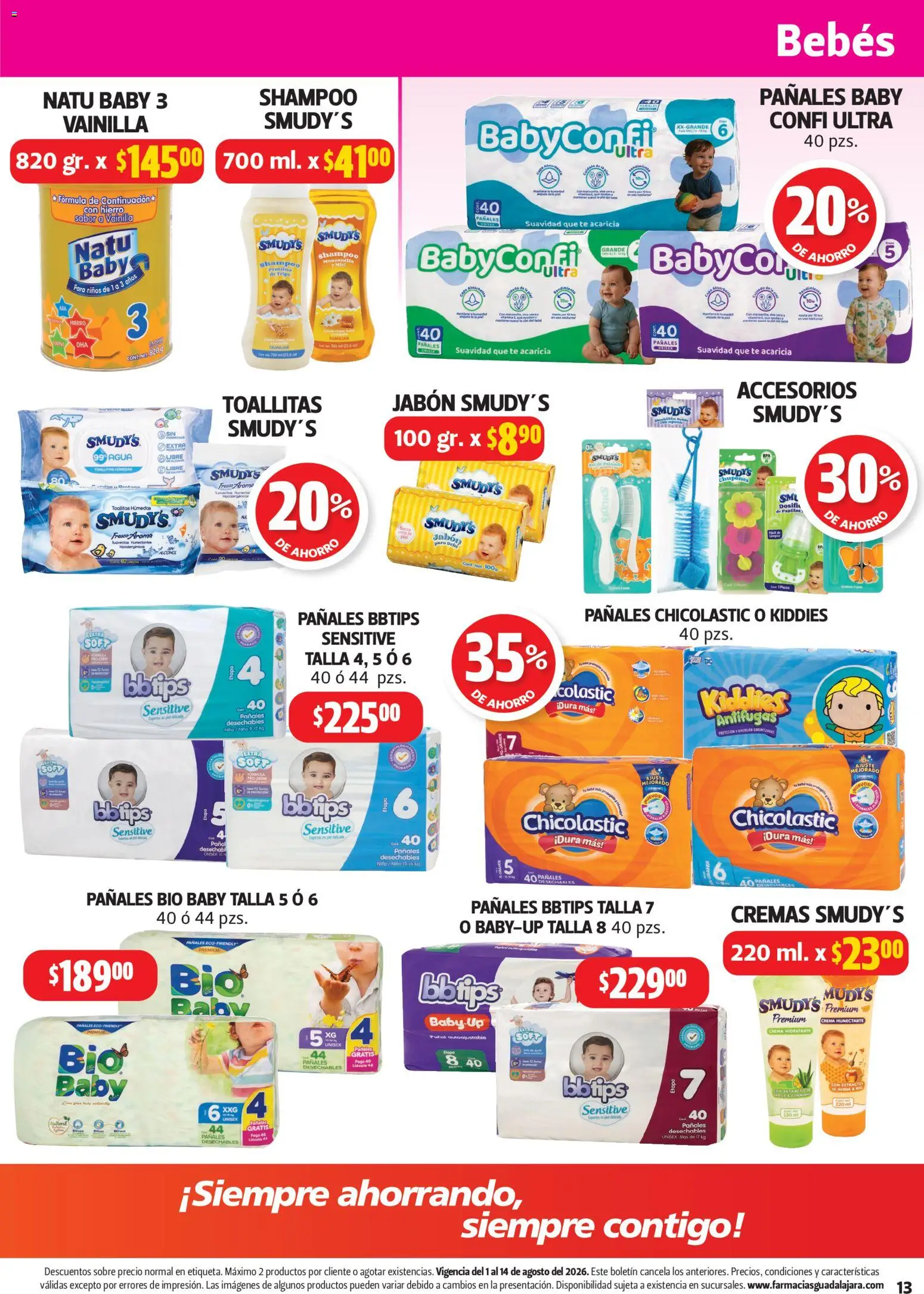 Vista previa las ofertas de la tienda Farmacia Guadalajara - Farmacia Guadalajara catálogo desde el 01/08/2026 