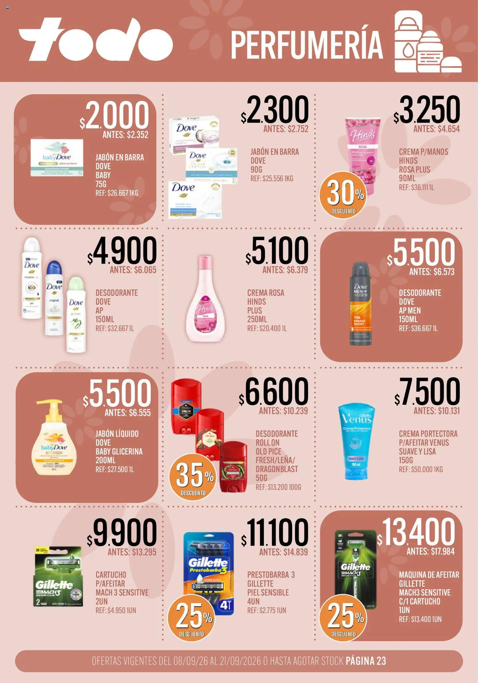 Vista previa del folleto de la tienda Supermercados TODO válido desde el 08/09/2026 