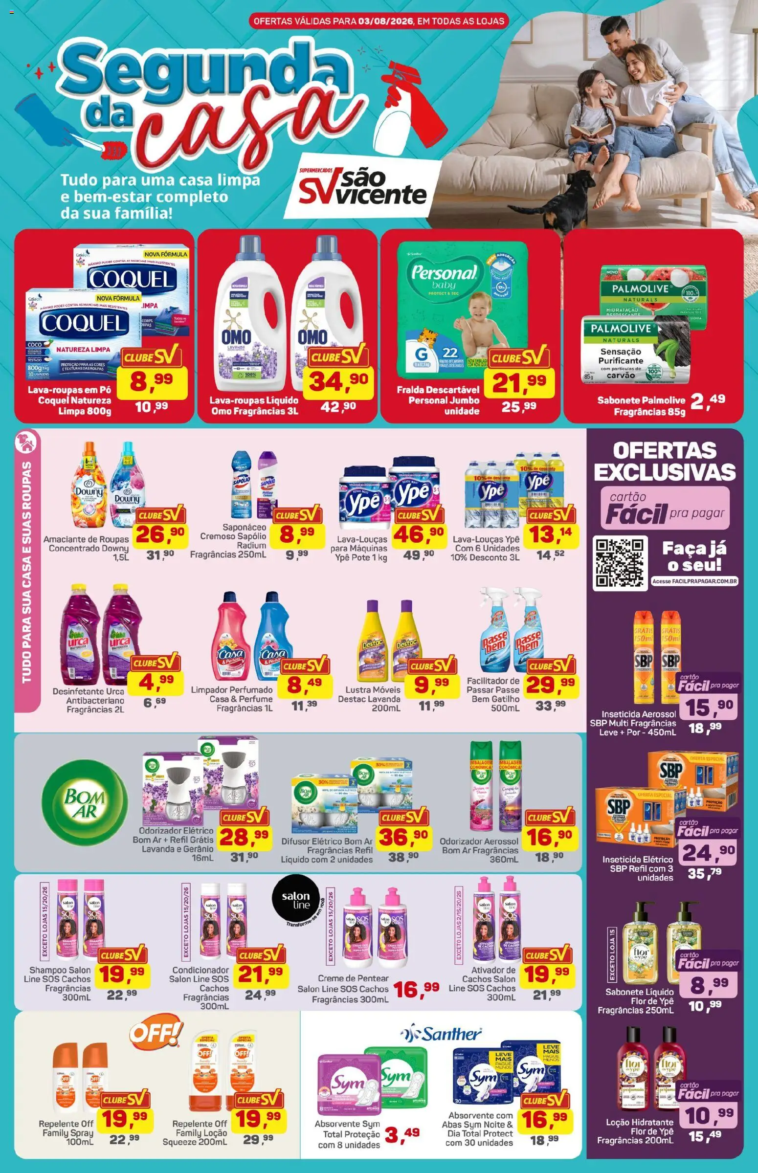 Pré-Visualização do folheto "Supermercados São Vicente - Ofertas da semana" da loja Supermercados São Vicente válido a partir de 03/08/2026