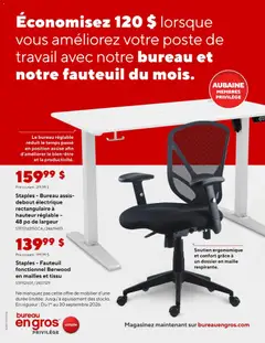 Preview of leaflet Staples circulaire - Entreprises from shop Staples is valid from Sep 01, 2026